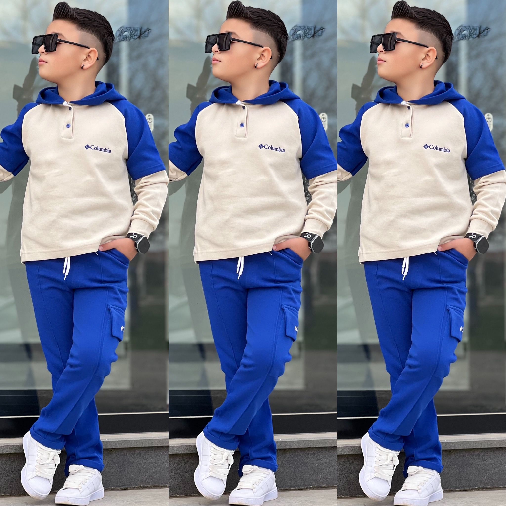  Çocuk Spor Takim Alt Üst Takım Pantalon