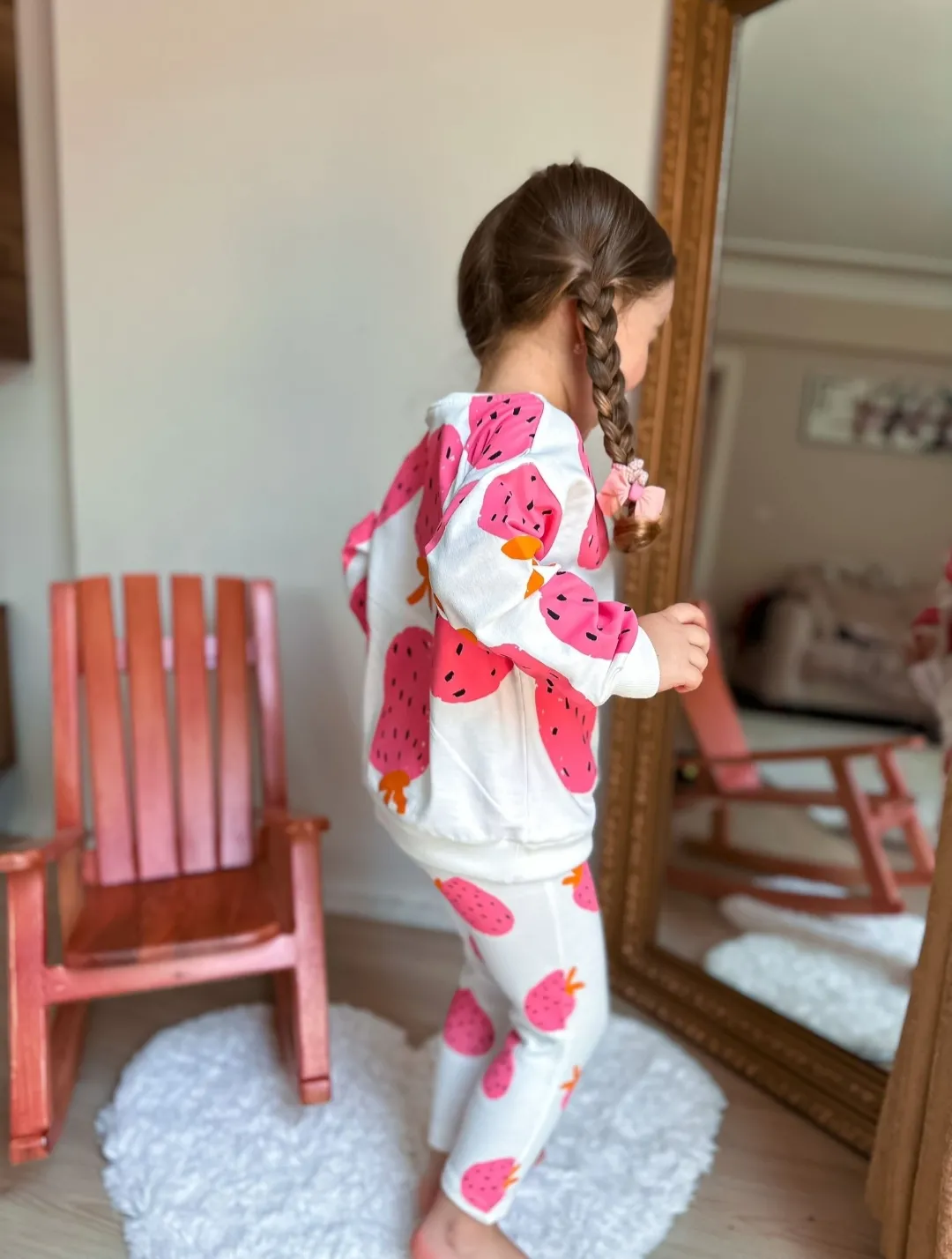 Cilekli kiz cocuk takim esofman takimi