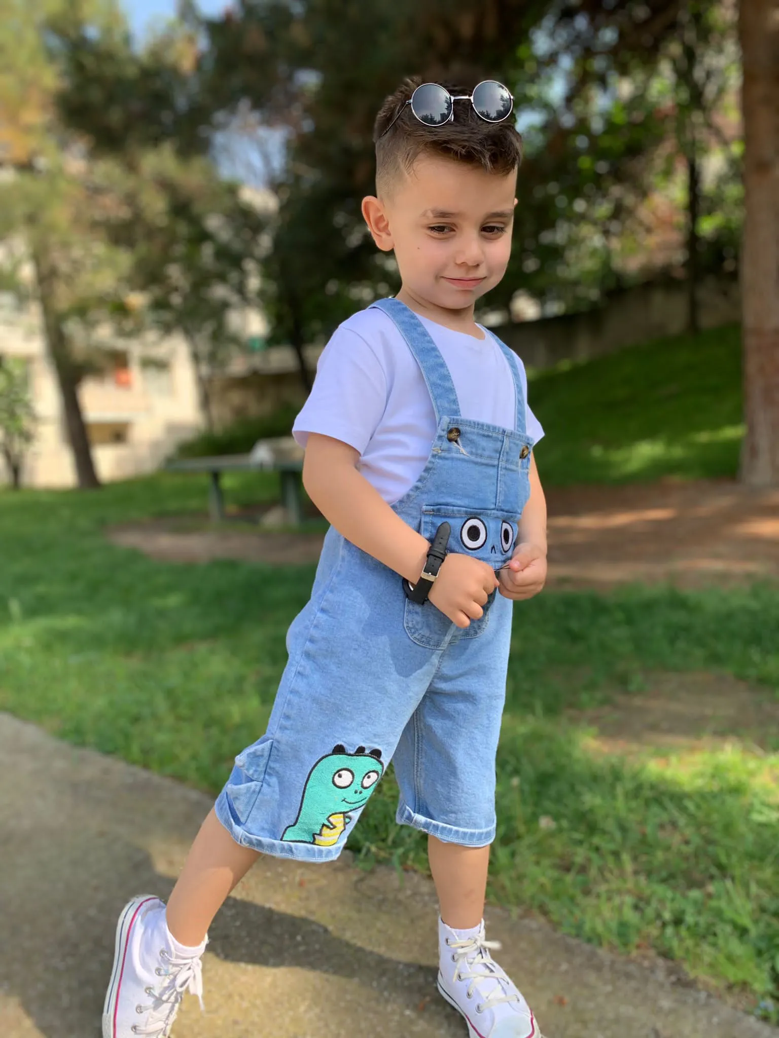 Di̇no Kot Salopet & Tshirt