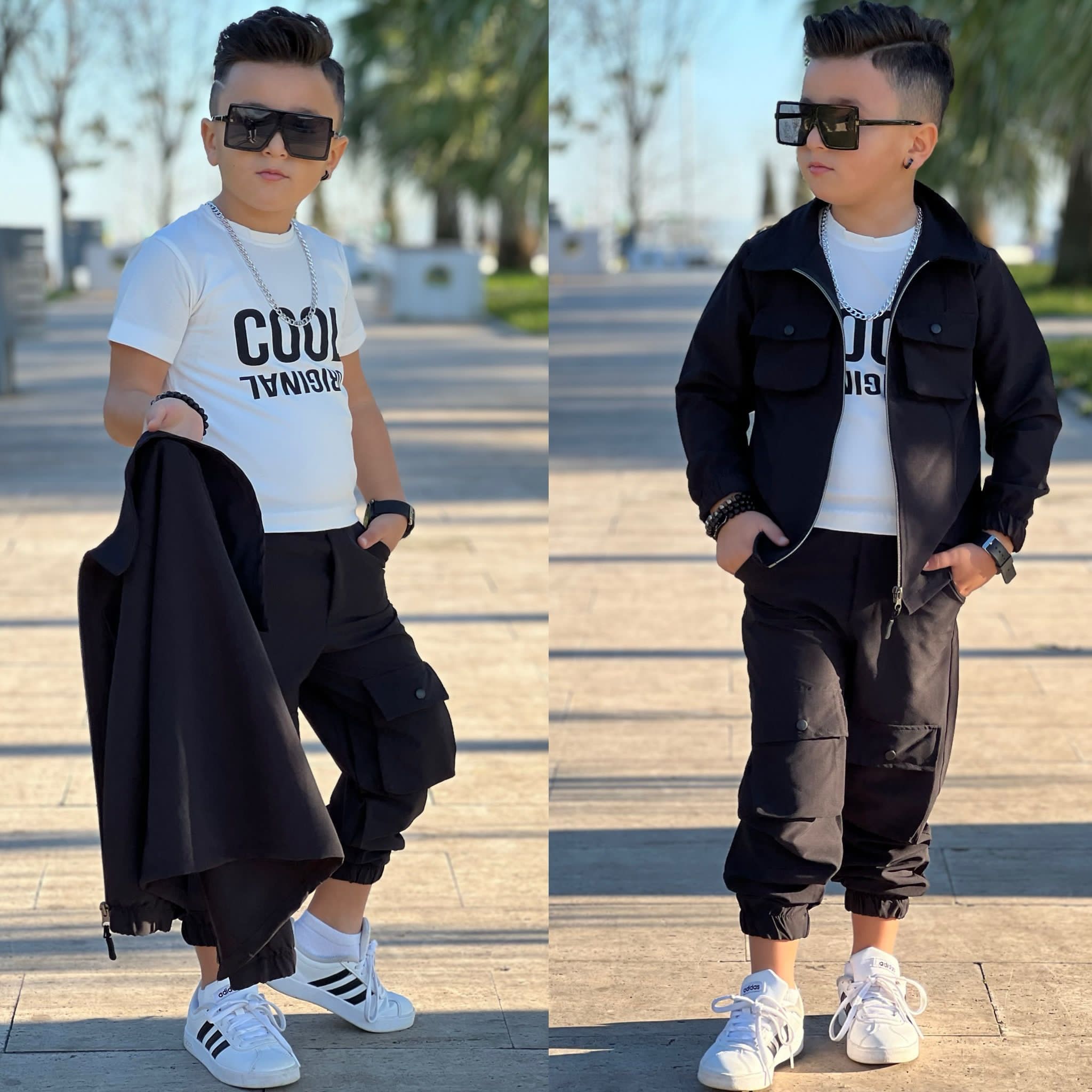Erkek cocuk ceket tshirt pantolon takim
