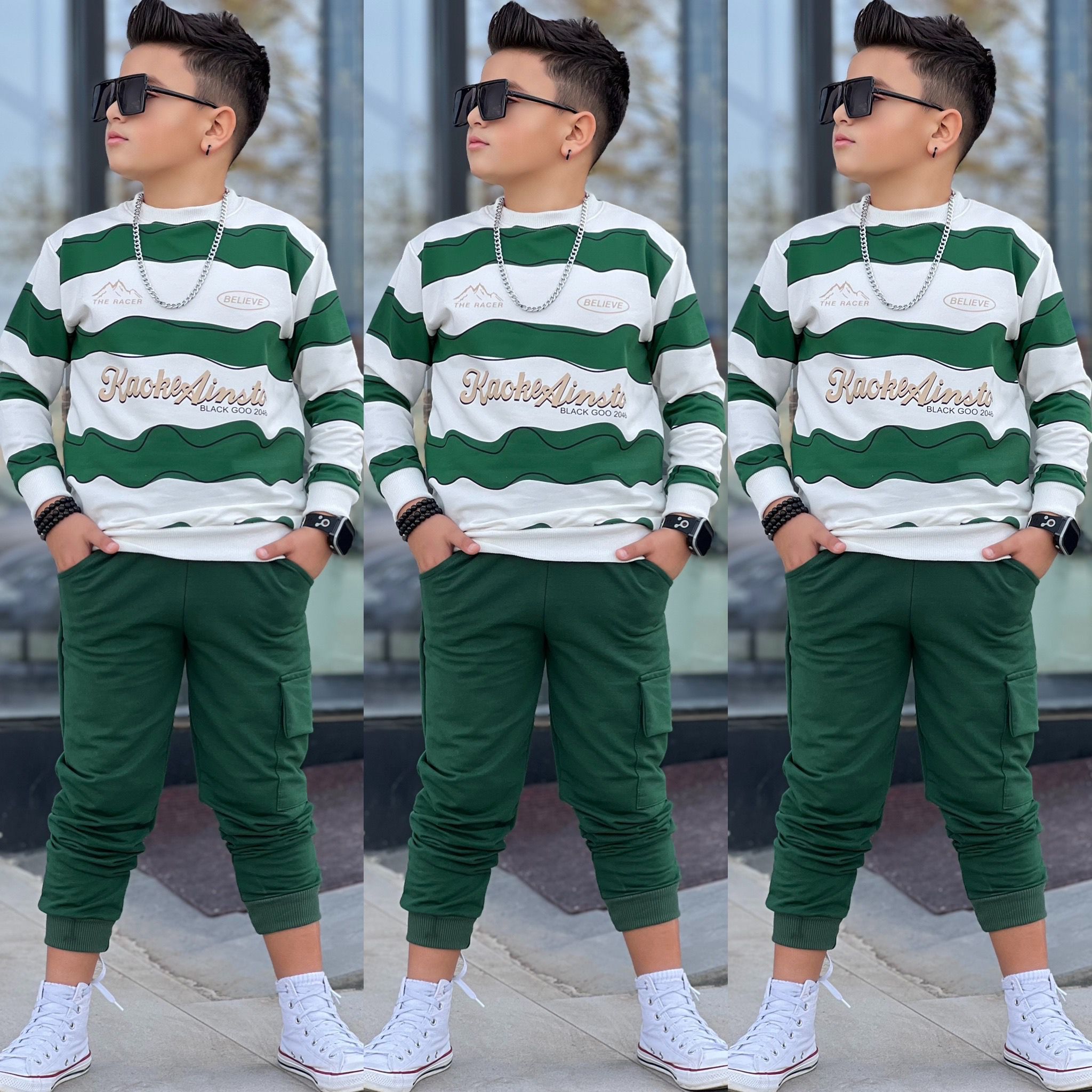 Erkek Cocuk Esofman Takımı Spor Baskılı Takım