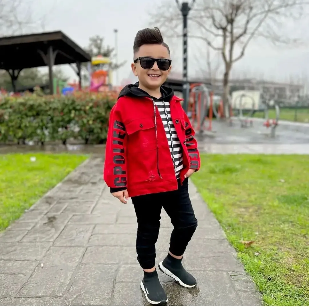 Erkek Çocuk Kot Ceketli Takim 3