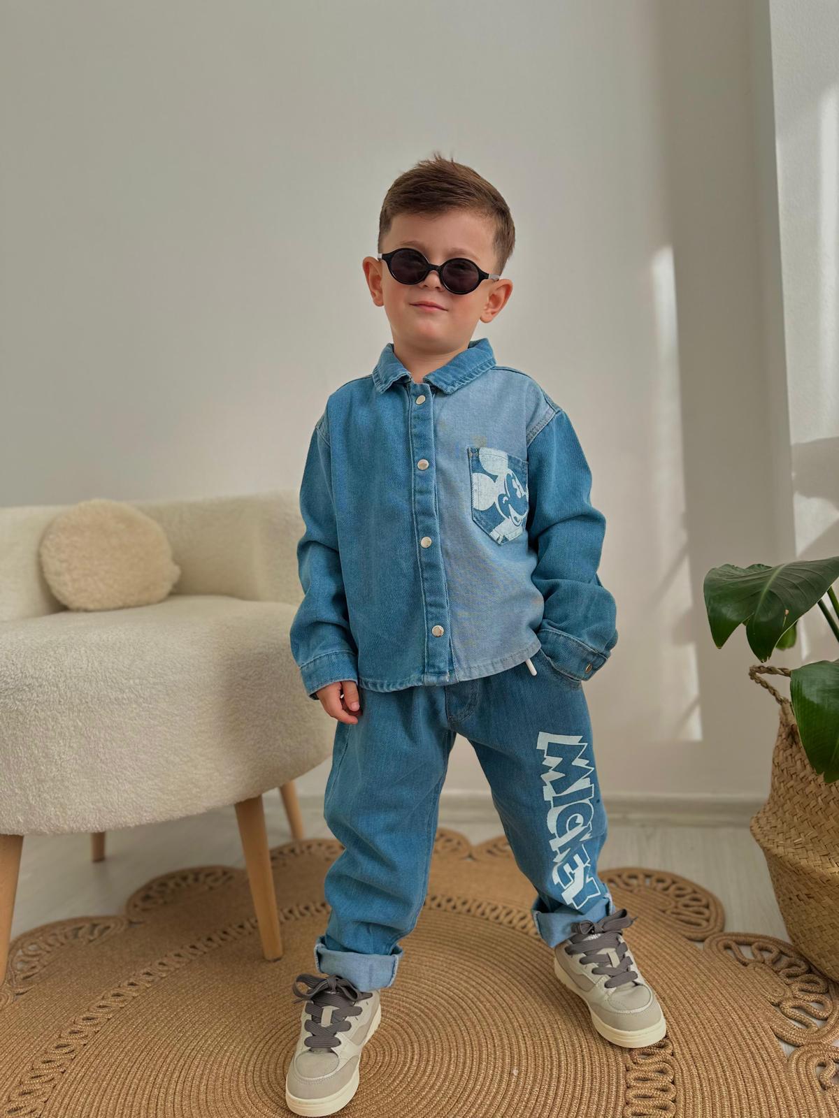 Erkek Cocuk Kot Mickey Takim Alt Ust Takim