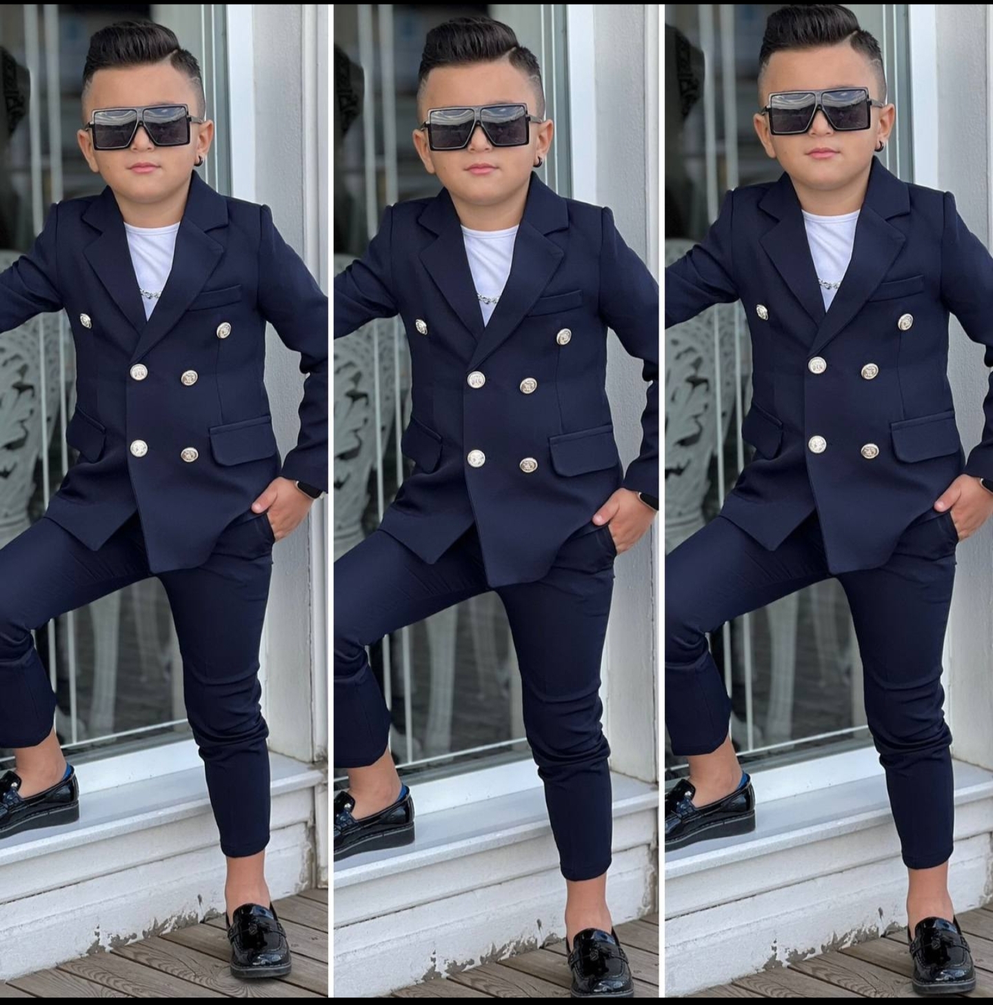 Erkek cocuk takim elbise ceket pantolon tshirt