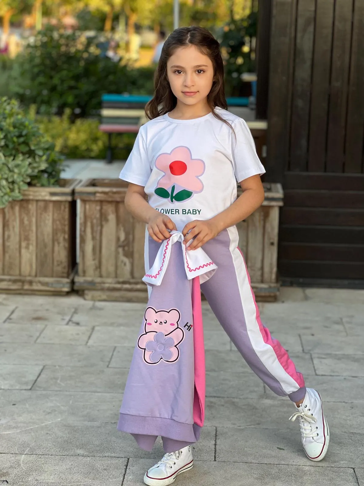 Kız Çocuk Eşofman Takımı 3lü Takım