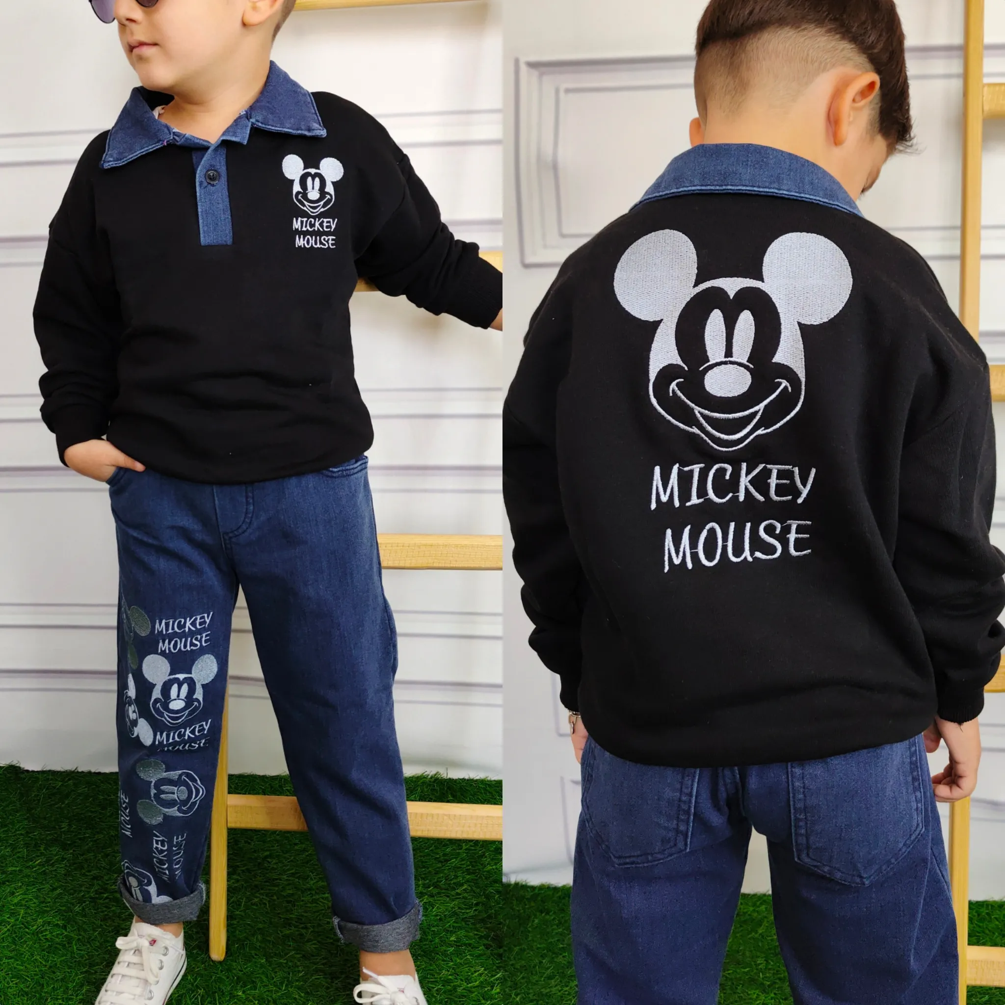 Mickey Mause Kot pantolonlu Takim
