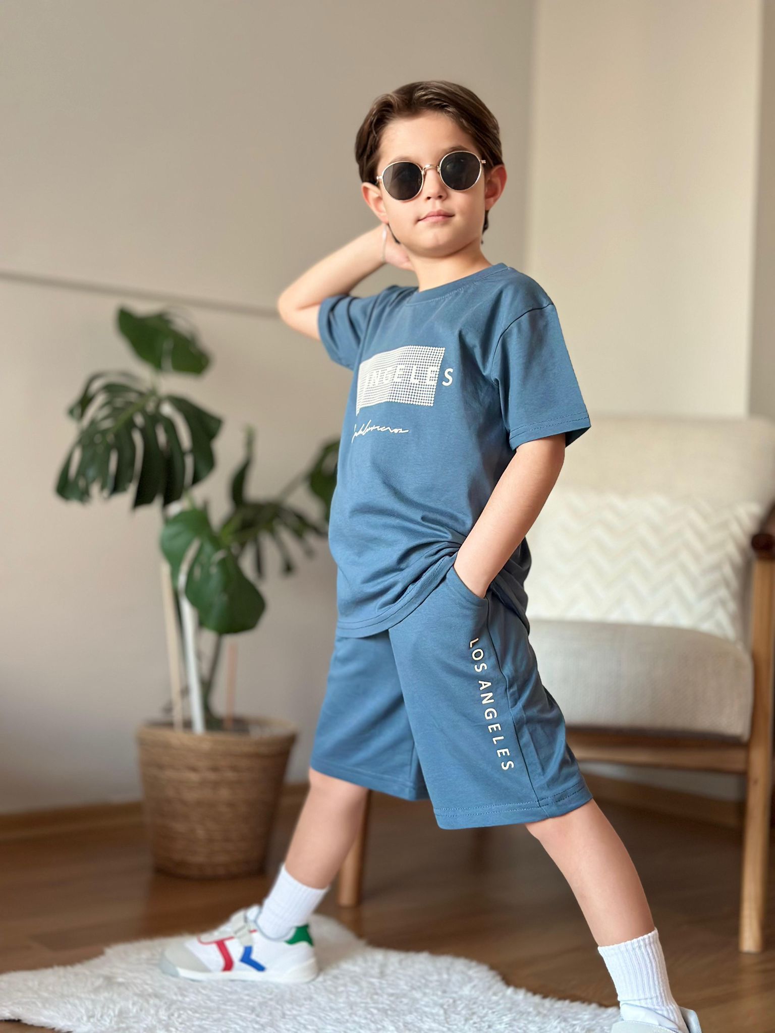 Şort Tshirt Çocuk Takım Alt Üst Takım 