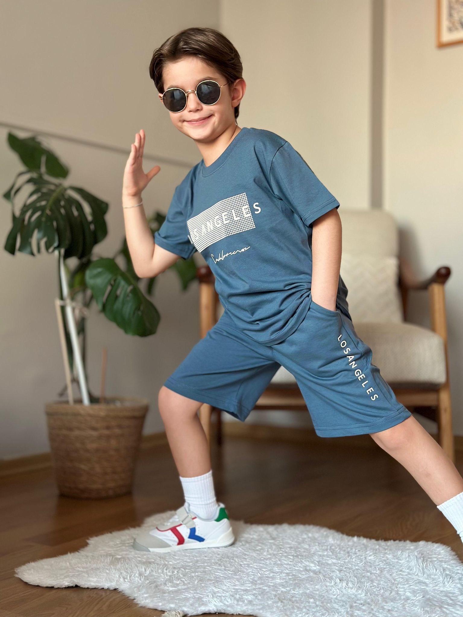 Şort Tshirt Çocuk Takım Alt Üst Takım 