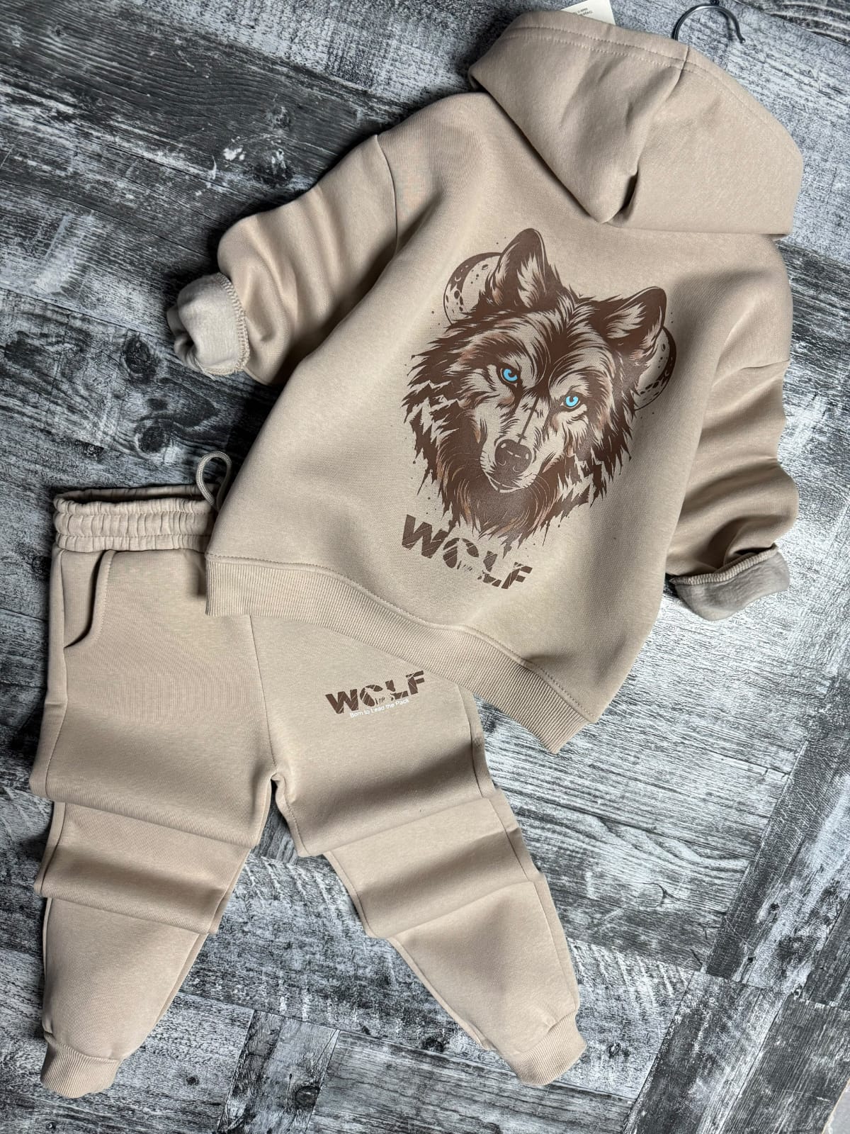 Wolf Erkek Çocuk Eşofman Takımı Kapşonlu Takım 