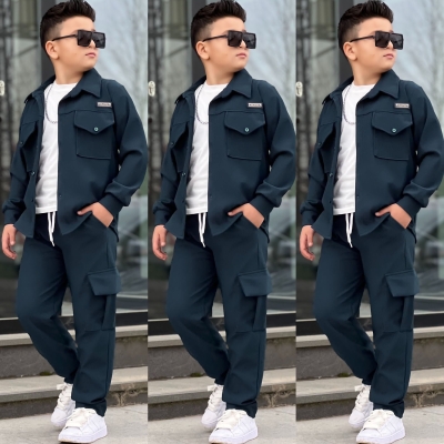 3lu Erkek Çocuk Takım Alt Üst Takım Tshirt