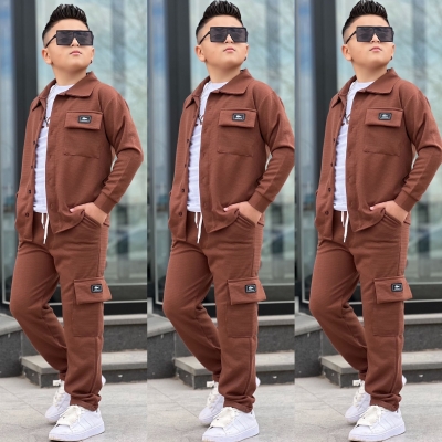 Erkek Çocuk Pike Spor Takim 3lü Takım