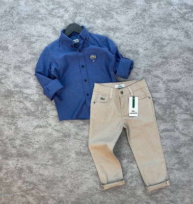 Erkek Cocuk Takim Gomlek ve Pantolon Takim