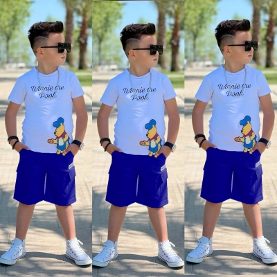 ERKEK ÇOCUK WİNNİE TAKIM ŞORT TSHIRT