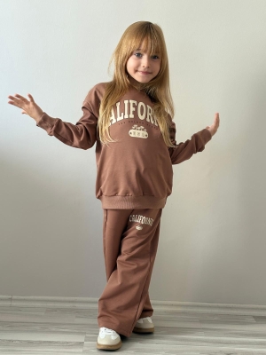 Kiz Çocuk California Eşofman Takımı Alt Üst Takım