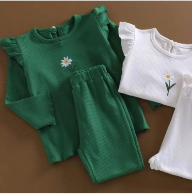 Kiz Papatyali Alt Üst Takim